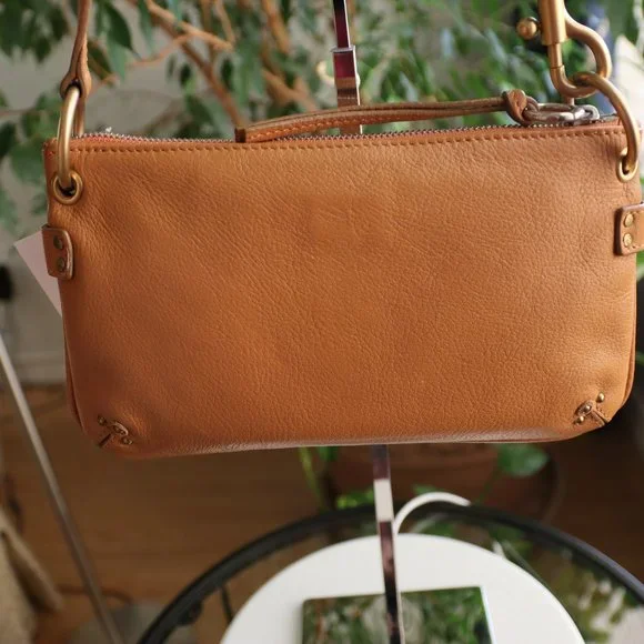 Chloe Sepia/Cinnamon Colored Pebbled Leather Shoulder Bag - Picture 5 of 15